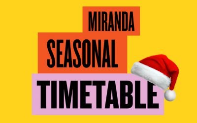 Seasonal Timetable 2021 | Bodyfit Miranda
