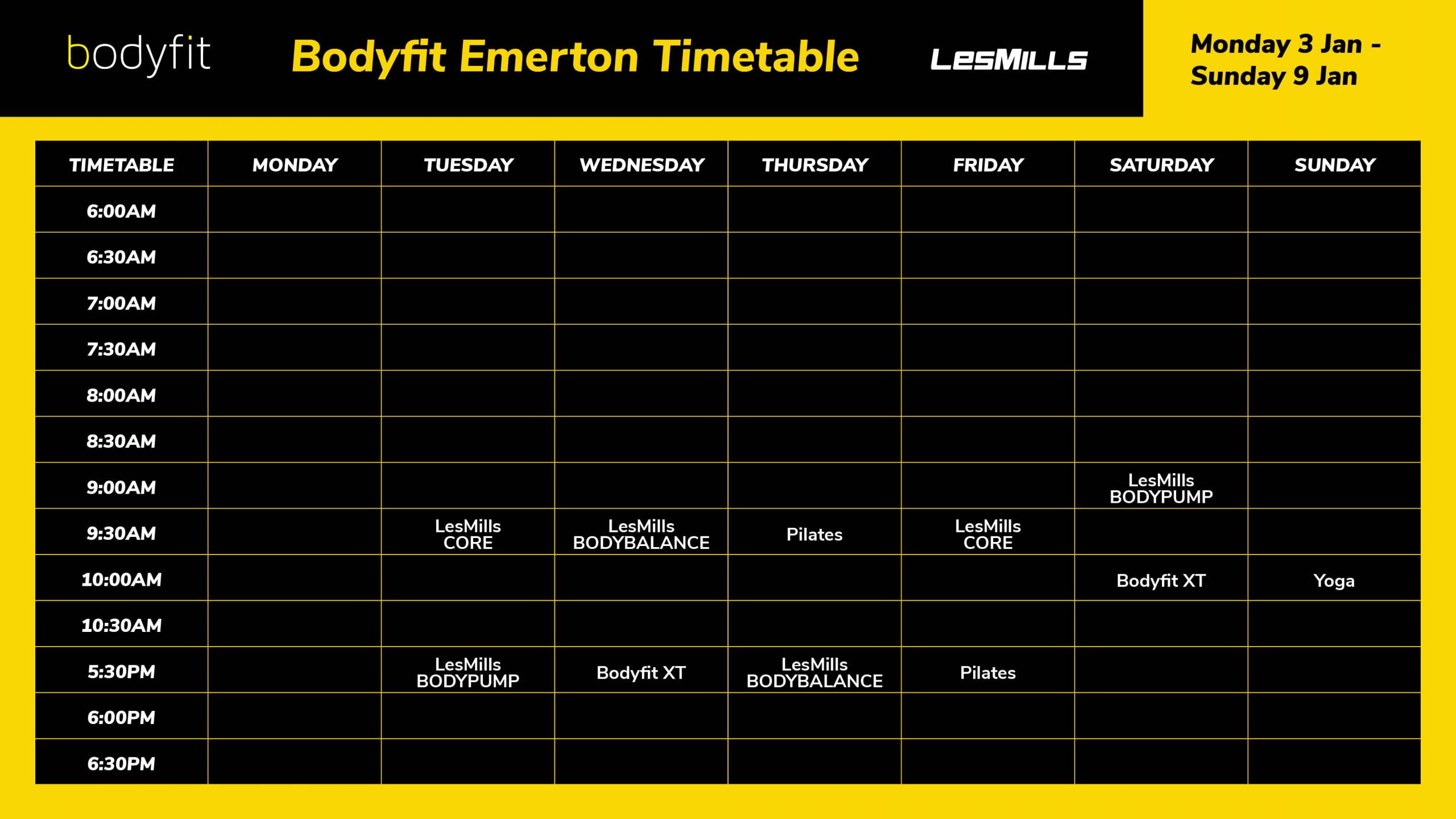 Bodyfit-Seasonal-Timetables-Emerton